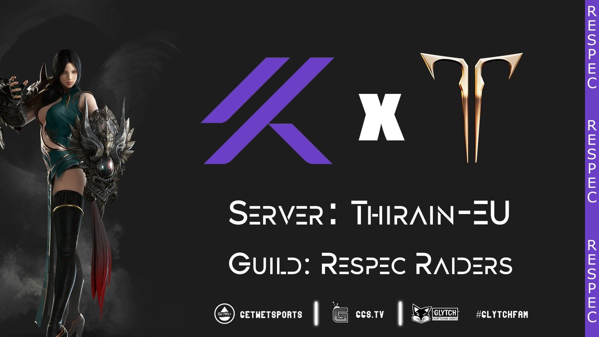 RespecEsports's tweet photo. We are active on @playlostark !! Join us on this amazing adventure over on the server "Thirain" on the Central-EU region!

https://t.co/4yupruNfmz

#GGsOnly | @GetWetSports | #LOSTARK https://t.co/xVM2DBY6VL