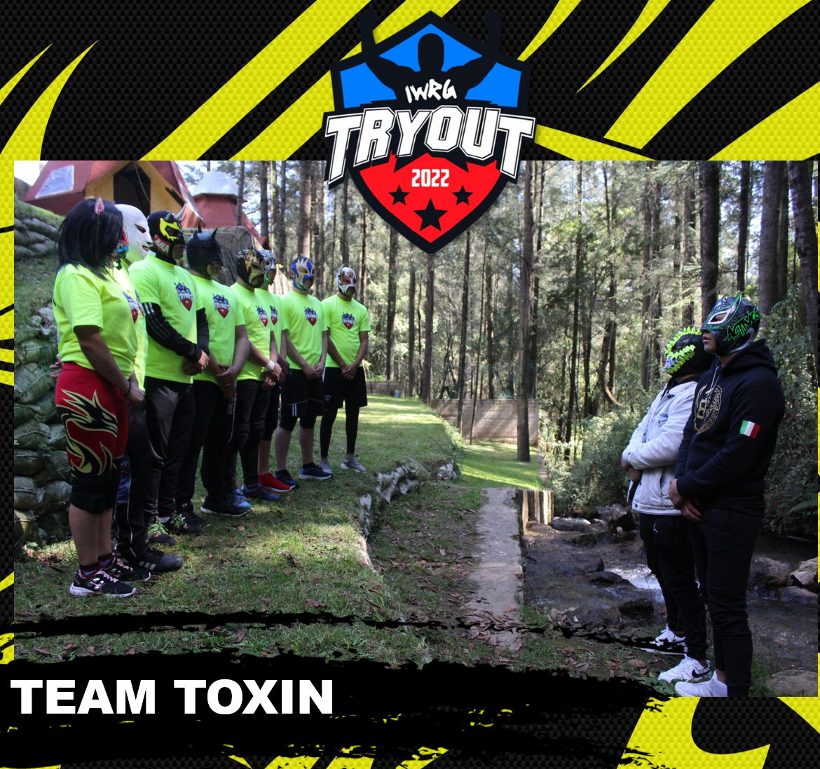 LUCHALIBREIWRG's tweet photo. En medio de un ambiente boscoso y con toda la actitud, fue que conocimos al Team de Toxin💪🔥
¡Sigue a este equipo en las transmisiones por IWRG TV de Lunes a Viernes a las 20 hrs! 🔴🔵
https://t.co/b1YAfgvJeK
Foto: 📸 Mauricio Rebollo
#Serpientes
#TeamToxin
#TryOut2022 https://t.co/jYNA4p16zJ