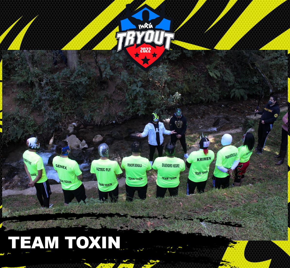 LUCHALIBREIWRG's tweet photo. En medio de un ambiente boscoso y con toda la actitud, fue que conocimos al Team de Toxin💪🔥
¡Sigue a este equipo en las transmisiones por IWRG TV de Lunes a Viernes a las 20 hrs! 🔴🔵
https://t.co/b1YAfgvJeK
Foto: 📸 Mauricio Rebollo
#Serpientes
#TeamToxin
#TryOut2022 https://t.co/jYNA4p16zJ
