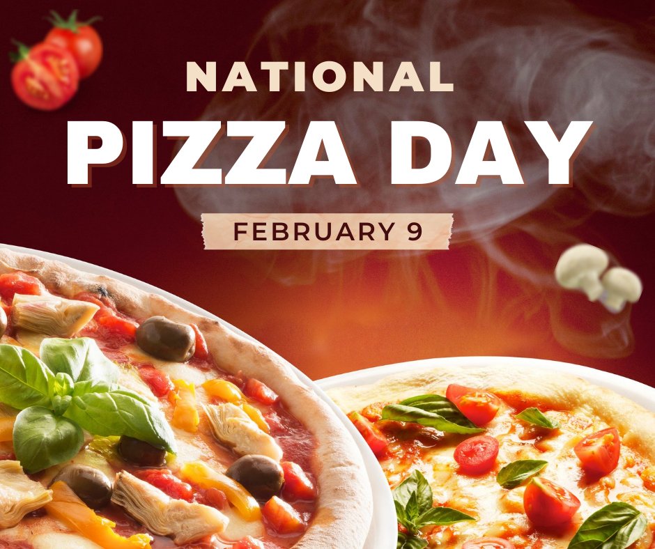 CrocesTrans's tweet photo. Happy National Pizza Day! Tell us what your favorite kind of pie is! https://t.co/b1OGNaHM5r