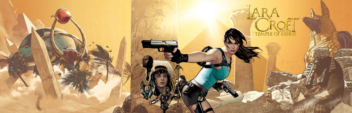 thecrofttomb's tweet photo. The reimagined cover for #LaraCroft and the Temple of Osiris (2014) was unveiled recently and it's a stunning illustration designed by the one and only @AH_AdamHughes!

Read a few words from the artist and download a fan kit on our blog: https://t.co/Fw7fO52iJG ✨
_
#TR25 #LCToO https://t.co/mRCEEnJzTb