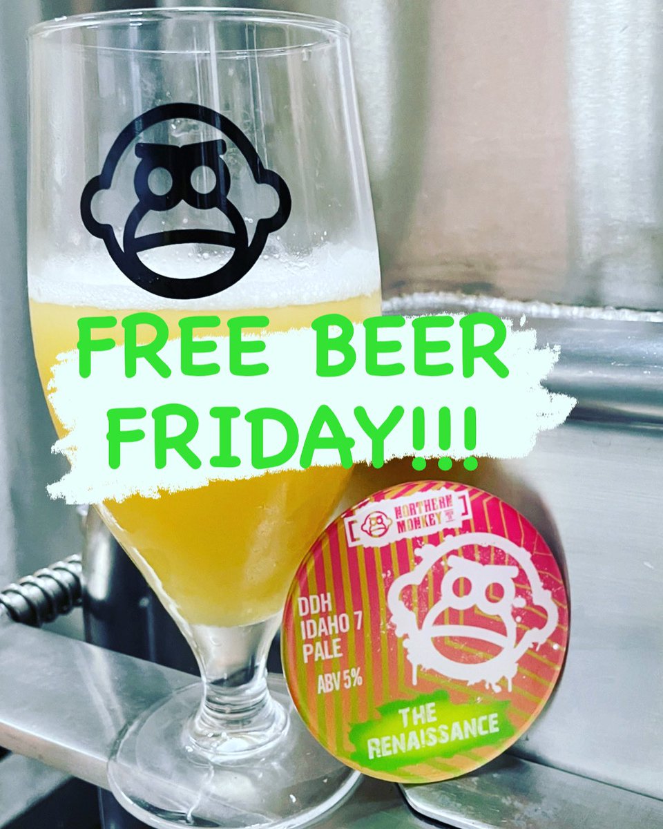 Free beer I hear you say?! That’s right!! This week we are launching our fantastic new 5% DDH Idaho7 pale called ‘The Renaissance’ Simply come down to the tap room this Friday from 3pm to sample. If you sink a couple of pints and love the stuff, the third one is on us!