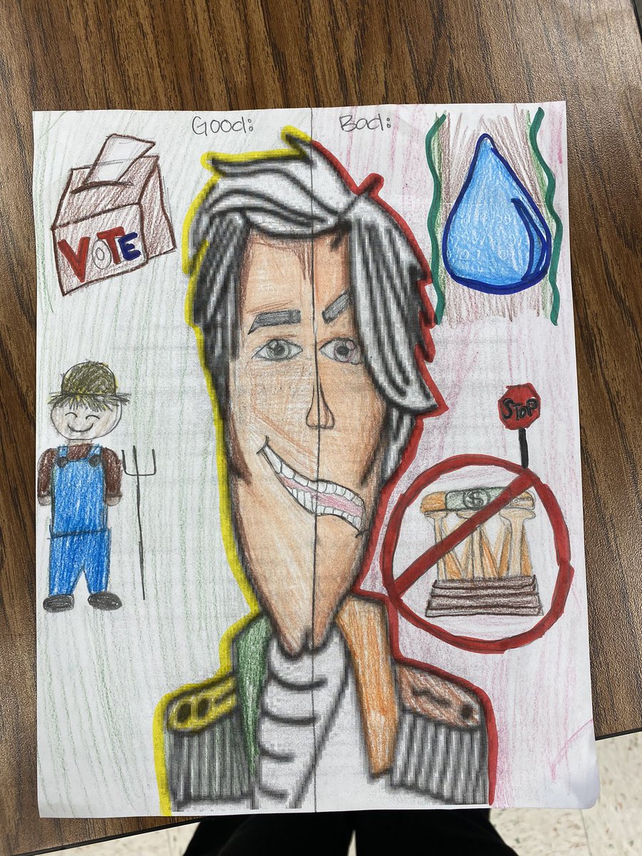 Some creative ideas about President Jackson and his Hero and Villain qualities @ComalSocStudies @anglooney98