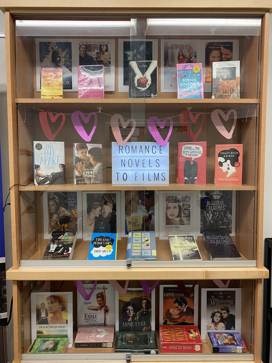 PortCreditLLC's tweet photo. February Reads: Romance novels to films @PortCreditLLC @pslta #February2022 #RomanceBooks https://t.co/W1pd7plOv9