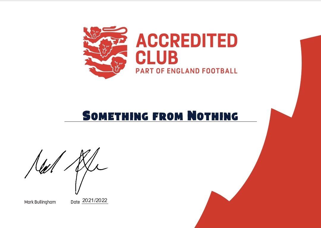 sfn_fc's tweet photo. 2019/20 Club founded, season null &amp; void due to pandemic
2020/21 Club signs head coach &amp; wins the double
2021/22 Club transitions from Sunday's to Saturday's &amp; achieve Chartered Standard Accreditation

We are Built to Last

#CharterStandard #SFNFC #UPTHESFN #KICKITOUT https://t.co/FLRgfyk0XY