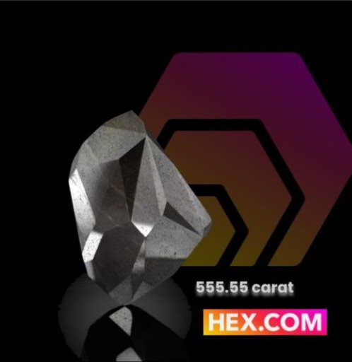 diamondpaws5555's tweet photo. Made a tribute to highlight the 555.55 carat Black Diamond now renamed the https://t.co/izjdiMJCOx Diamond to celebrate the 5555 club. Feel free to use this photo as your own! #HEX #Hexicans #Quatrocincoclub #maxstake https://t.co/IWOXG7zaVa