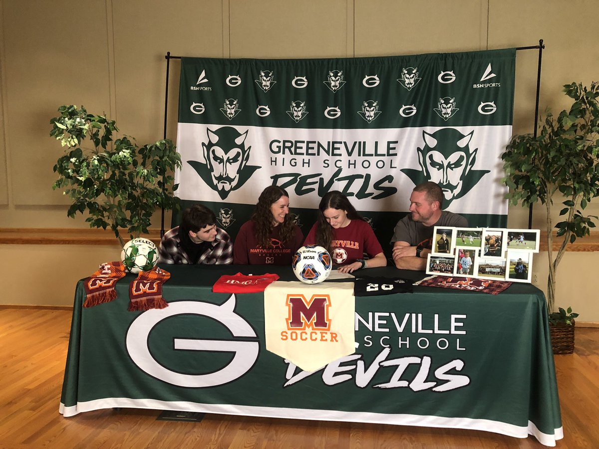 Congrats to Greeneville’s <a href="/onorris18/">Olivia Norris</a> for signing to continue her education and soccer career at <a href="/MCScots/">Maryville College Athletics</a>! 👏🏻⚽️