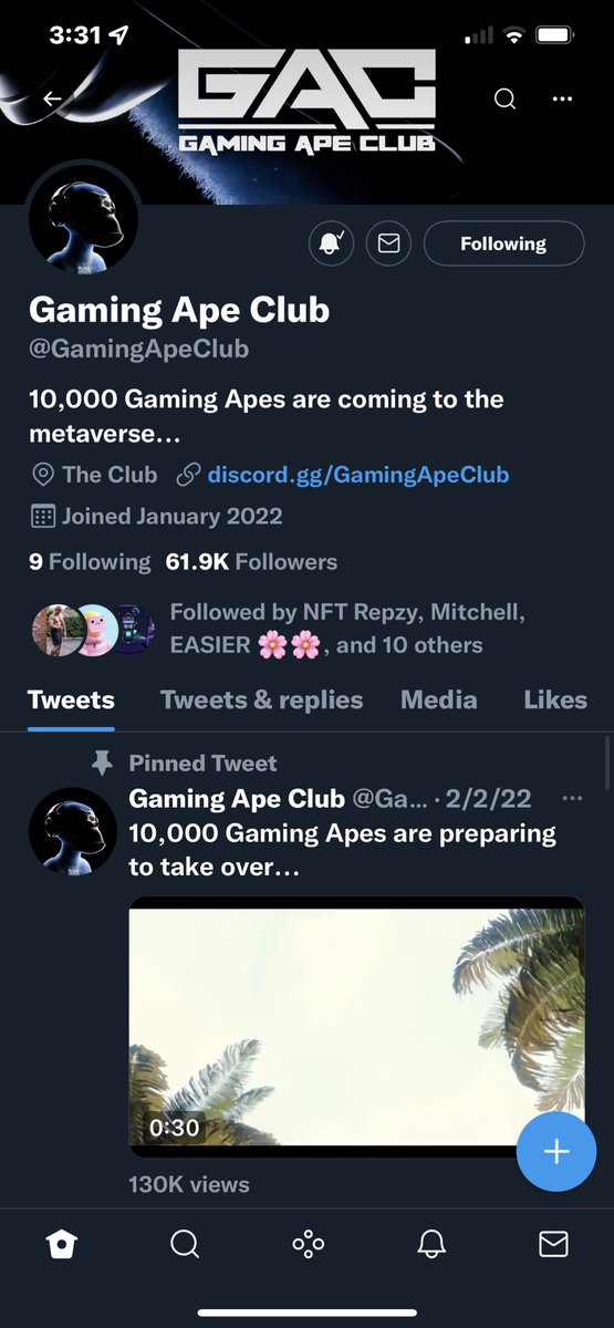 Clerk_eth's tweet photo. @GACWhitelist @GamingApeClub Let’s goooo been following you guys for a bit now 🚀 https://t.co/SQgDpLyluG