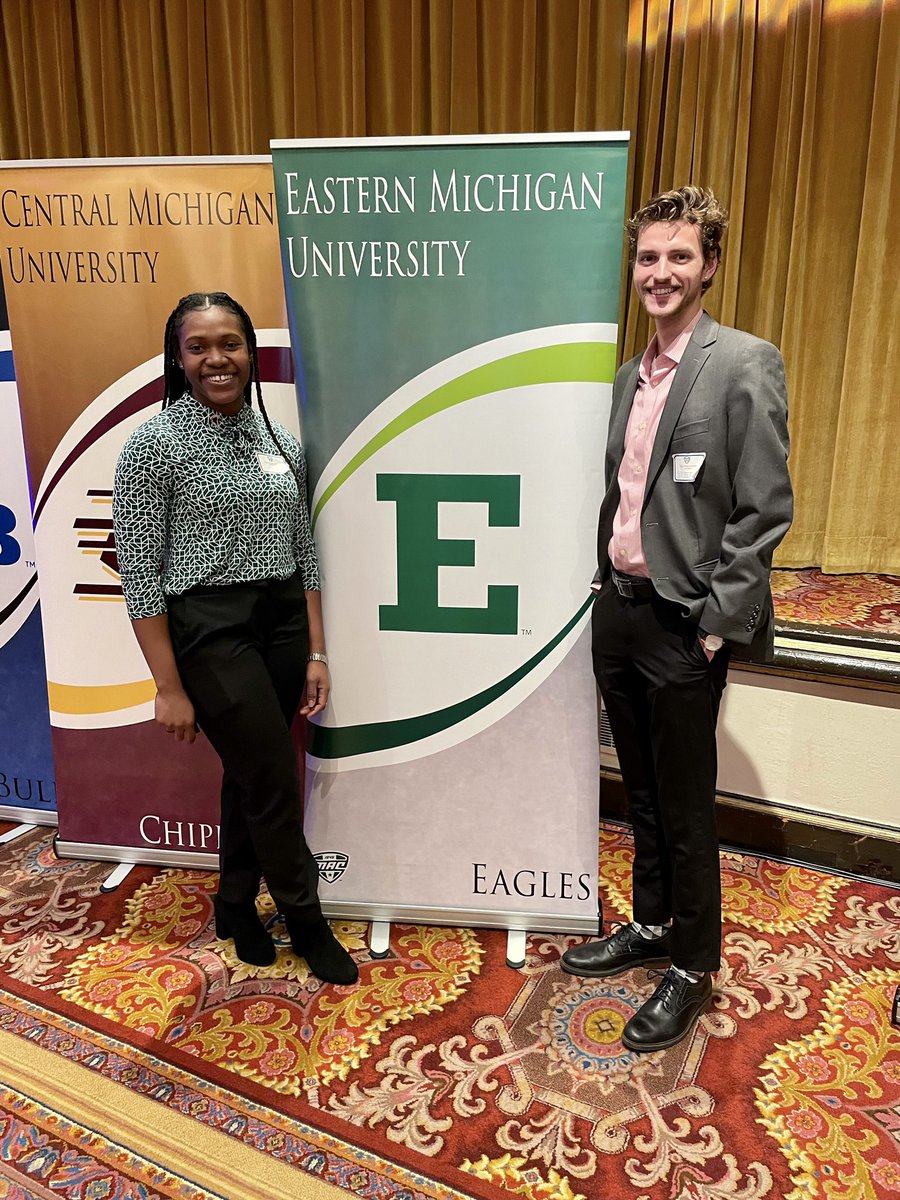 EMU_SASS's tweet photo. When they are not breaking school records or winning MAC Championships, they are taking #MACtion | #EMUEagles https://t.co/TqG8LCxyVb