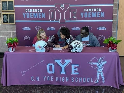 yoefootball's tweet photo. Congratulations to our RB @ItsPhaib5 on signing his NLI to play football for the Midwestern State Mustangs @MSUTexasFB!! Super excited for your football journey to continue at the next level! #RecruitTheYoe #YPND https://t.co/gcuvKDJBNy