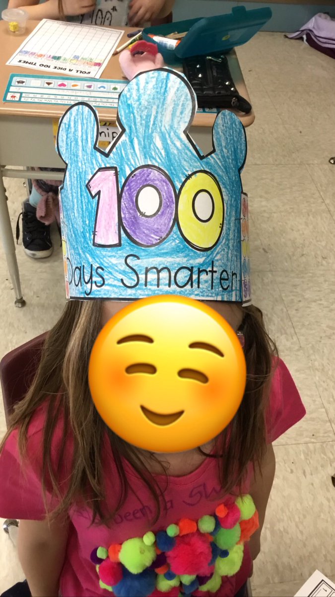 Miss_Mohr_'s tweet photo. How is it already the 100th day of school?! We had so much fun today! Stories, crowns, games, and we even ended our day with a 100 number scavenger hunt around our school! #80moretogo #100thDayofSchool https://t.co/8xEHIwuq8M