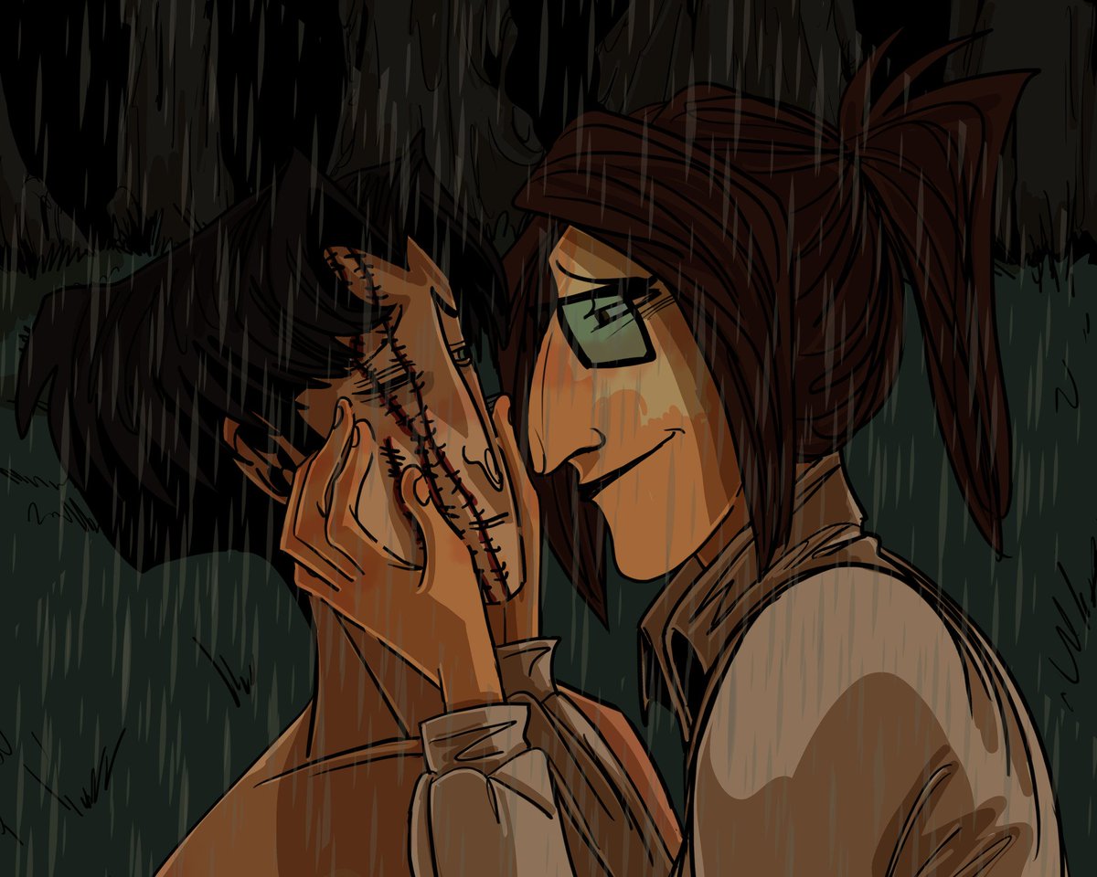 giudrawsstuff's tweet photo. Happy Chapter 126 Anniversary 🍻💜
This time forest cuddles under the rain as requested by @oyzoe 💜💜
#進撃の巨人 #Levihan #AttackonTitan #myart #chapter126 #forestcuddles #cuddles #hug https://t.co/NvRQX5nyyg