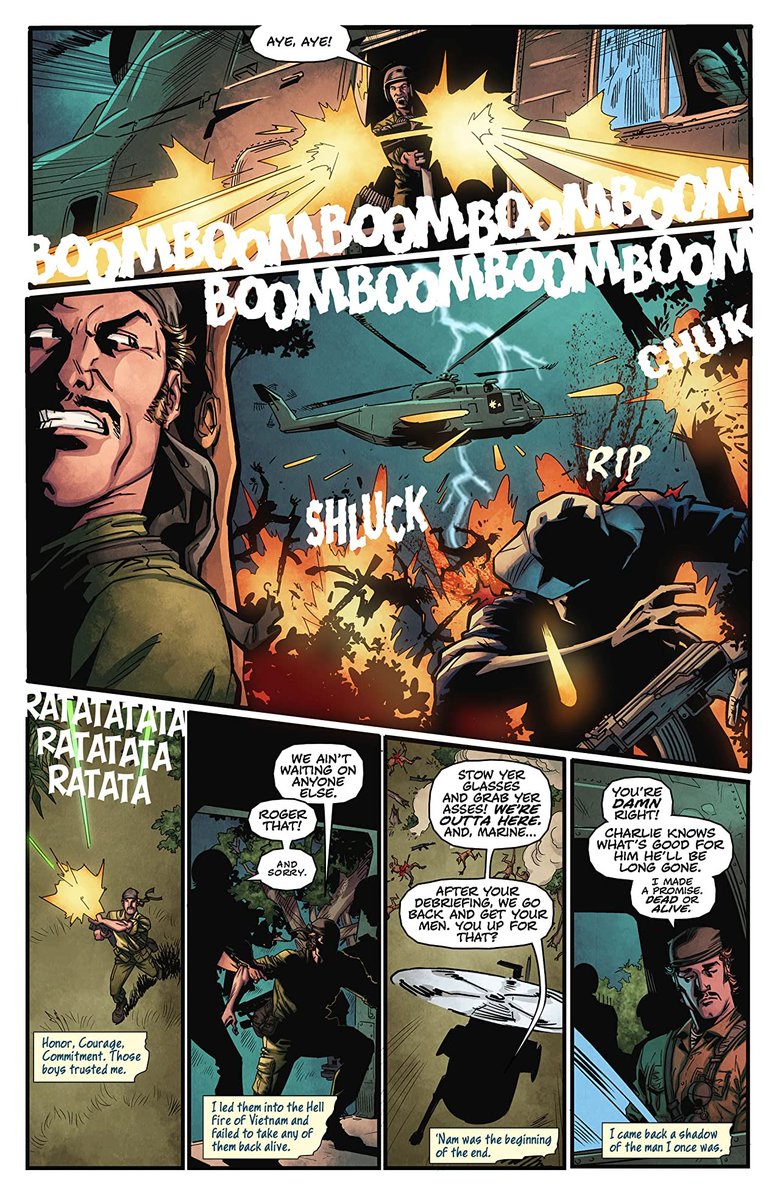 JasonJohnsonArt's tweet photo. Out today! From yours truly and @Gans_Andrew. Published by @HeavyMetalInk. Here's a sample page. Hope you all dig it! #comicbooks #indiecomics #1970s #adventure @ShannonDenton 
https://t.co/mpTeFHj2VG https://t.co/8c7tWVgR99