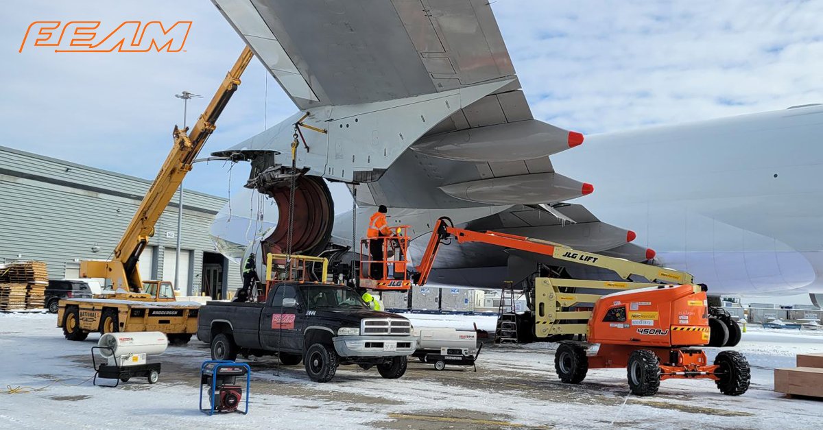 _FEAM's tweet photo. Our outstanding FEAM Team assisted on an On-Wing AOG Recovery for one of our customers at @O’Hare International Airport. Job well done, team!
Learn more about our On-Wing AOG capabilities and services: sales@feam.aero.
#FEAM #FEAMTEAM #Aviation #AirCargo #AOG #MRO https://t.co/wOqbCDAK8B