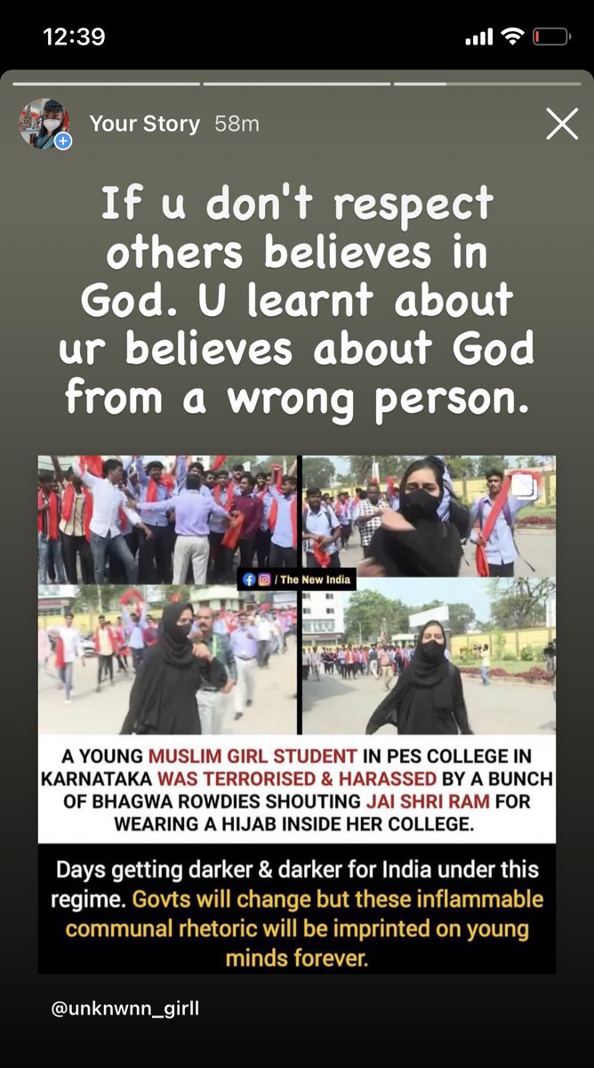 DeepikaKanda's tweet photo. People are sick. Grow up man. @narendramodi @CMofKarnataka 
I'm half Hindu and Half sikh I follow whatever I want. So they do. Y can't be we act like mature Humans here #HijabControversy https://t.co/DJ2iVHLg34