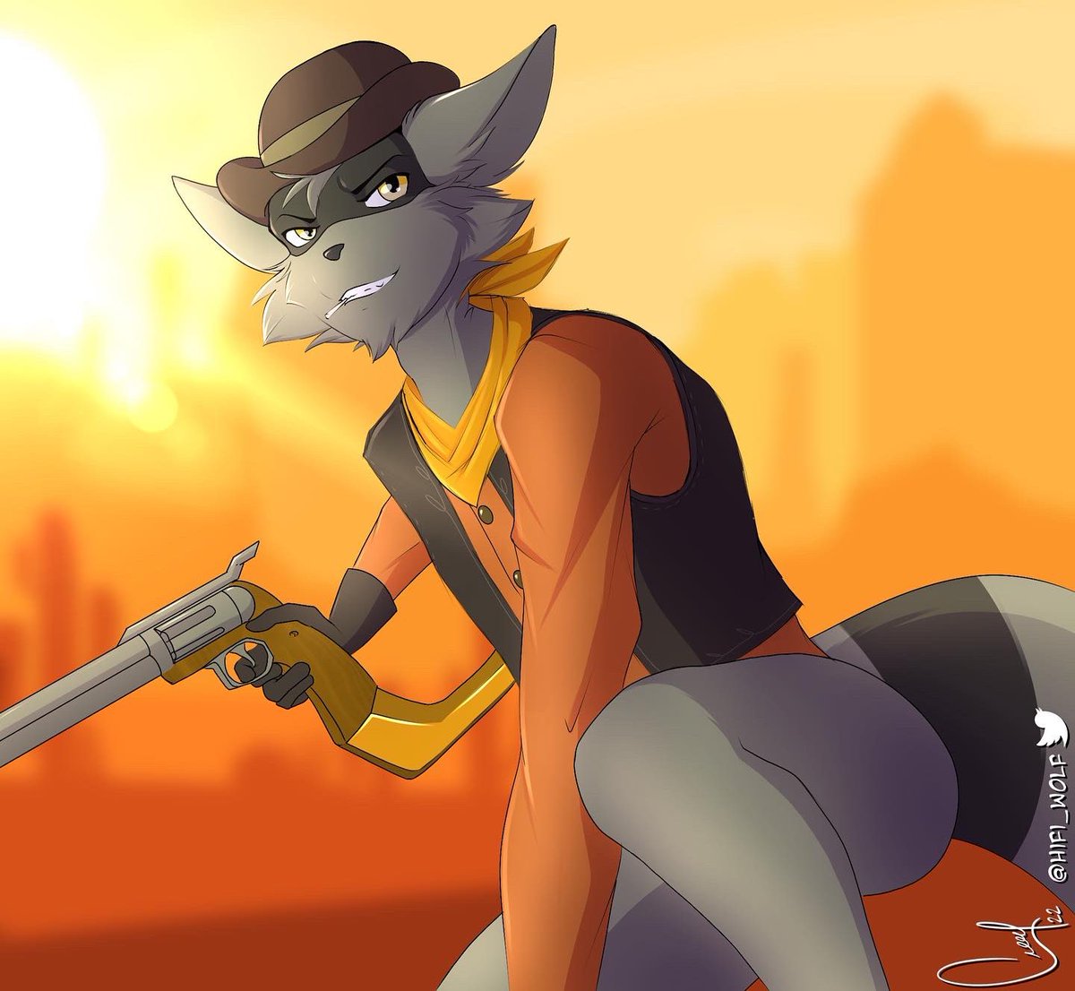 LiamBunDoodles's tweet photo. Go west, young raccoon 
-
[[Retweets are super appreciated!]]
-
#SlyCooper #TennesseeKidCooper #Fanart #anthroart #furryartwork https://t.co/9ewDbgUwma