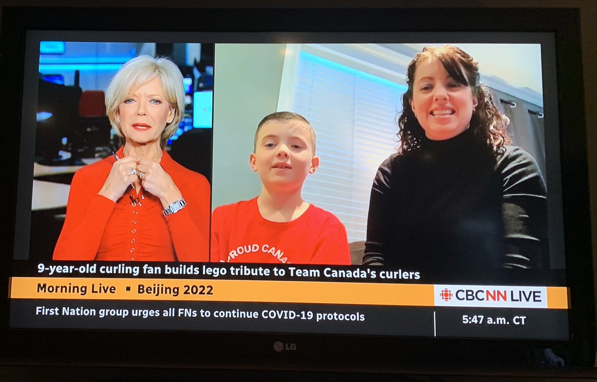 Excited to share this great example of positive social media reach… because his legos reached CBC .. they reached us…kid was cool as a cucumber .. mom not so much 😝… Amazing experience for him