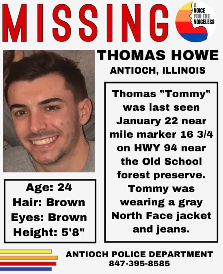 WhitSich's tweet photo. STILL #Missing
#ThomasHowe
#Illinois #MissingPerson https://t.co/POHnt1OqoL