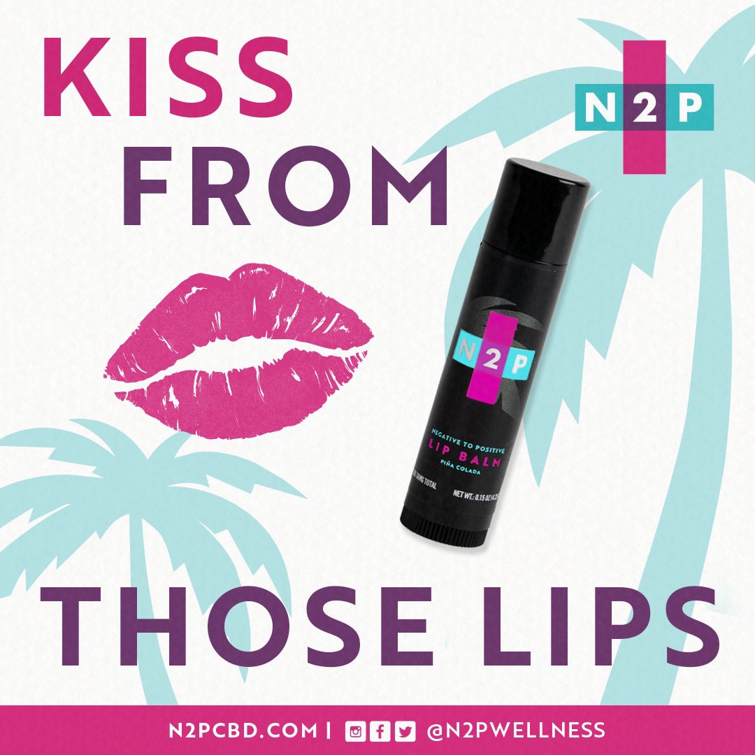 n2pwellness's tweet photo. Get kissable lips this Valentine’s Day with #n2pcbd Lip Balm! 

Shop online and get an exclusive Valentine’s discount with promo code vday14: https://t.co/Mcq5gWOKtk https://t.co/ll9QzsgMYa