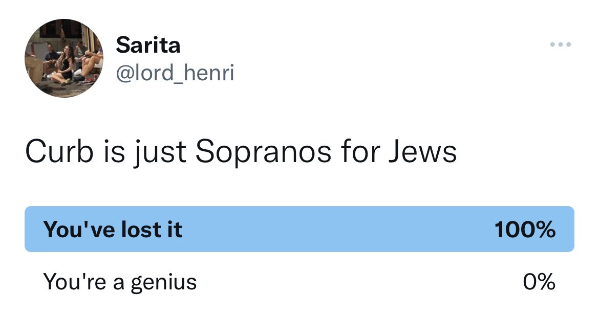 lord_henri's tweet photo. Interesting, my Instagram followers agreed with me completely. It's almost as if Twitter is a hotbed for antisemitism https://t.co/CtcInLgntr