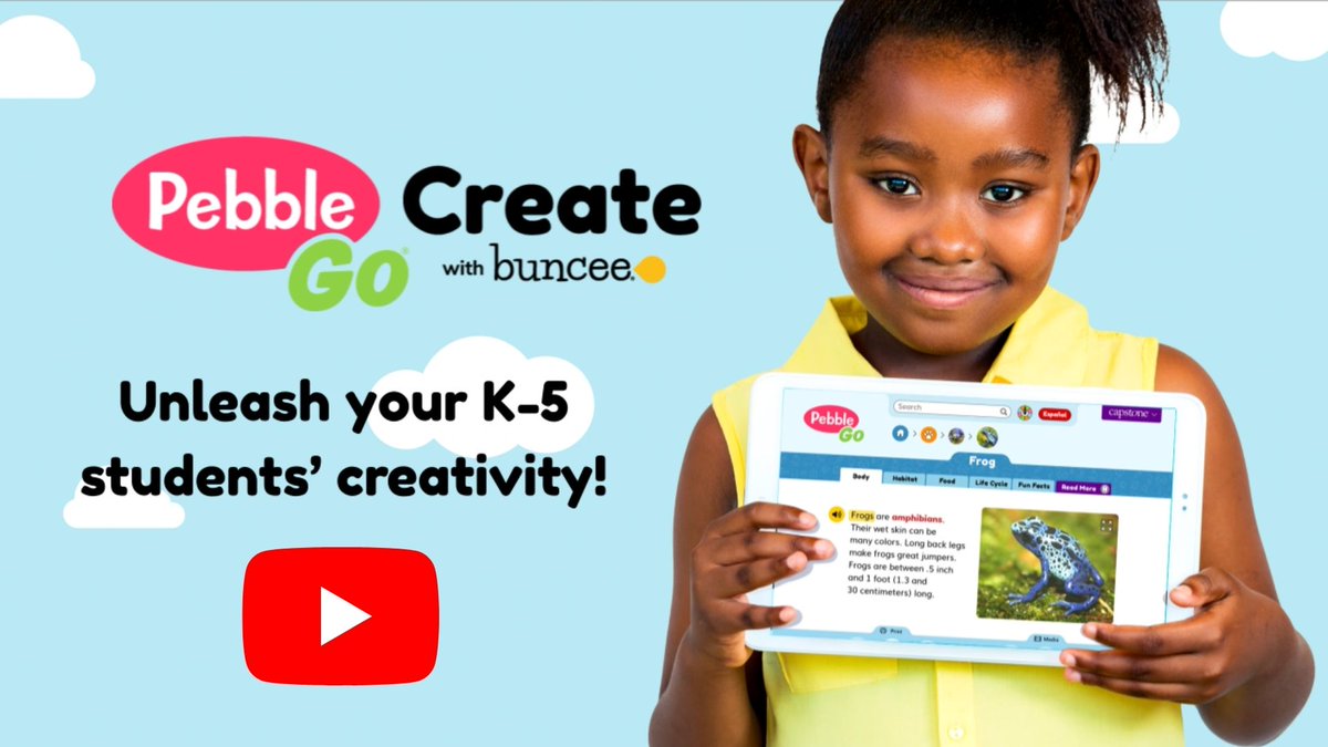 See firsthand how PebbleGo Create can help you access learning tied to student research and reading. Just as much for educators as it is for students, PebbleGo Create taps into creativity! 🗣️ ➝ bit.ly/3Jk1VJX @shannonmmiller #EdTech #PebbleGoCreate