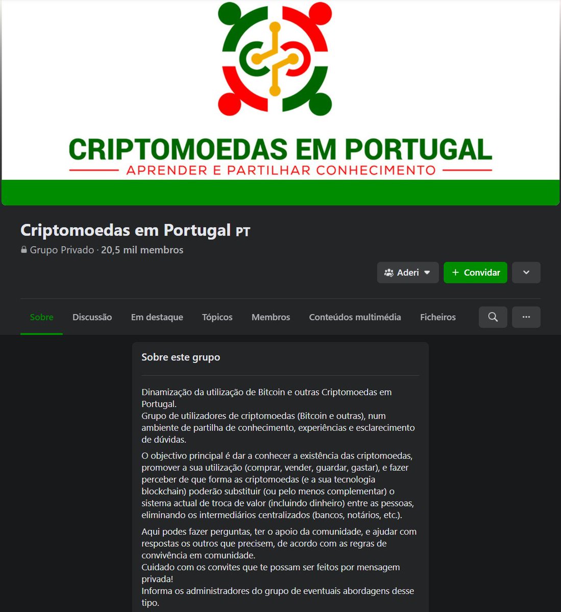 Criptomoedas_PT's tweet photo. Existe no Facebook um grupo de discussão e entreajuda com mais de 20.000 membros que dá #apoio à #comunidade de utilizadores de #bitcoin, #criptomoedas e outros #criptoativos em #Portugal.
Um lugar de #formação e informação.
Visite:
https://t.co/3W0eNX0IEE https://t.co/Ej1Zn84CJ7