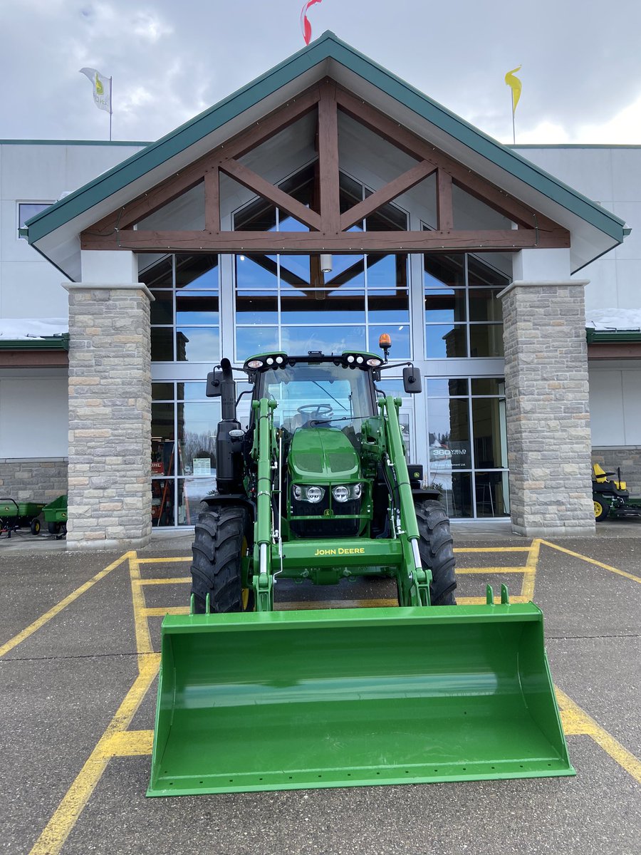 Delivery day for these 2 <a href="/JohnDeere/">John Deere USA</a> tractors <a href="/PremierEquip1/">Premier Equipment</a> #8245R #6120M #ontag
