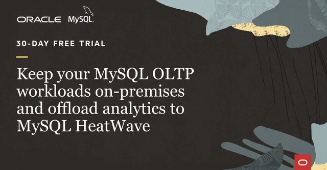 ksarnold16's tweet photo. Try @MySQL HeatWave for free—access automation, scalability, and lower costs. Get US$300 in credit for 30 days, along with compute, #analytics, container engine for #Kubernetes, and many other @Oracle #Cloud services. https://t.co/yFatl7Lq1D https://t.co/XzPaAcdPf7