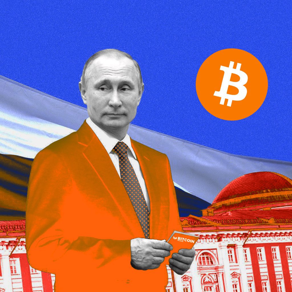 runews's tweet photo. What’s going to happen when Russia takes #Bitcoin as alternative for SWIFT payment system? https://t.co/UTg7T2Guyd