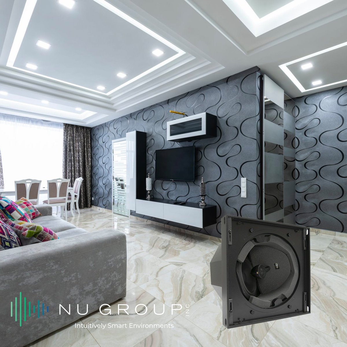 Hear everything, and perhaps what's not meant to be audible 😉 with incredible sound speakers. The In-Ceiling Rotating Silver Sat by Triad delivers exceptional sound.
416.864.6188 
#soundspeakers #speakers #inceiling #inceilingspeakers #triad #triadspeakers  #nugroup