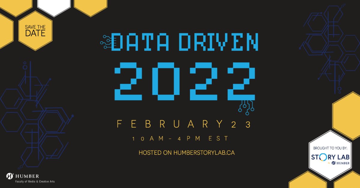 DavidWeisz's tweet photo. It's that time again! Data Driven 2022 is happening virtually this year on Feb. 23, 2022. Free to attend! https://t.co/qNYxg4osR4 #DataDrivenTO https://t.co/ki7sSG5UNM