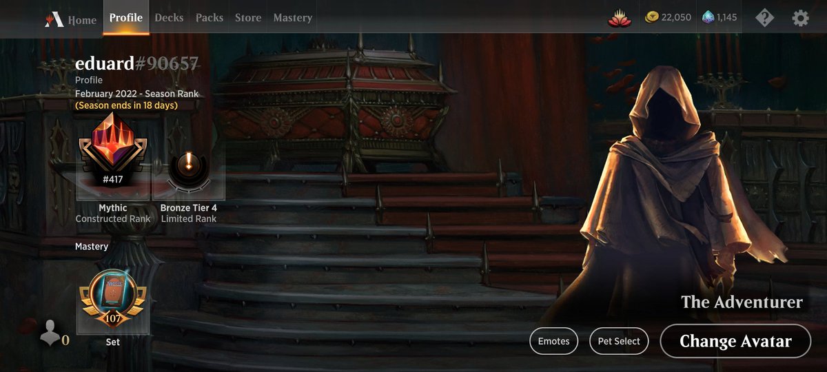 eduardeutsch's tweet photo. Naya Humans made it again! #417 Mythic just in time before NEO (will try to do better until tomorrow).

@mtgazone @fireshoes 

#MTGArena https://t.co/dwWb0EhKey