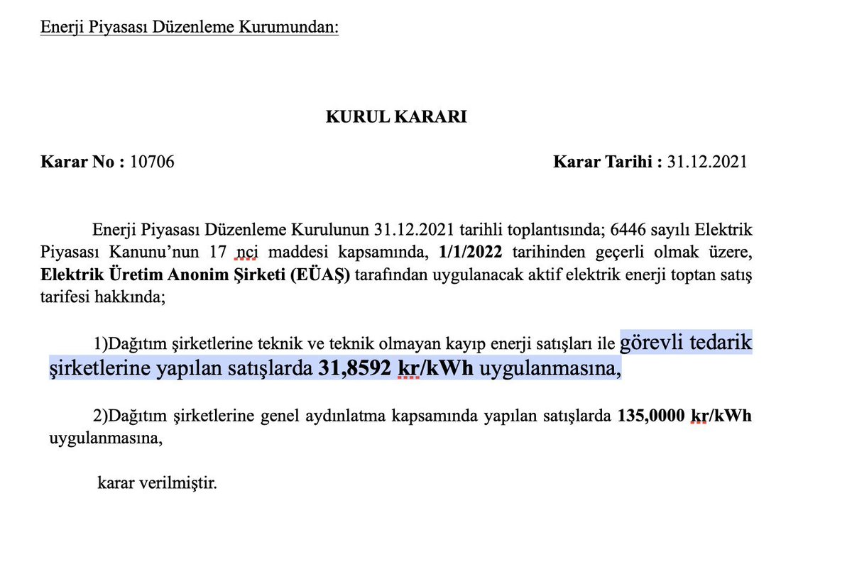 OnderAlgedik's tweet photo. Arkadaşlar, 137 ila 206 kuruşa satılan elektriğin toptan fiyattan EÜAŞ'ın 31,8592 kuruşa sattığını bilmeyen milyonlar olduğunu öğrendim.

Çok üzüldüm..

Lütfen yayalım, bilmeyen kalmasın artık ;) https://t.co/Uj46djbVZf