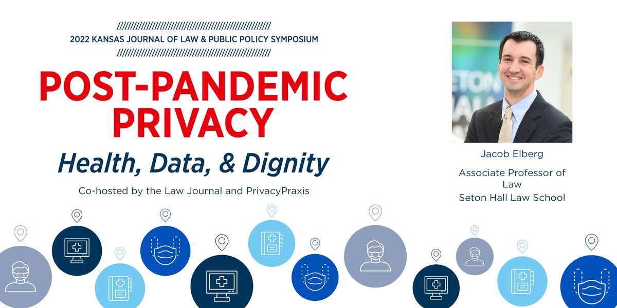 kulawschool's tweet photo. Jacob Elberg presents "Balancing Telehealth Availability with Fraud and Abuse Concerns" at the 2022 @KULawJournal Symposium this Friday. Elberg is a professor and faculty director of the Center for Health &amp; Pharmaceutical Law at Seton Hall.

Register: https://t.co/LEcRoRKl8B https://t.co/Rau0TyiuXu