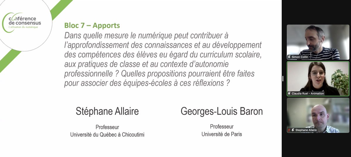 petitbenoit's tweet photo. Pour @ytsejamer, il est nécessaire d'arrêter les faux débats entre les différentes données issues des sciences de l'éducation. C'est plutôt la recherche de leur complémentarité qui contribuent à l'amélioration des pratiques pédagogiques avec ou sans le numérique. #CTREQ #EduQc https://t.co/FVEwGKQ2W0