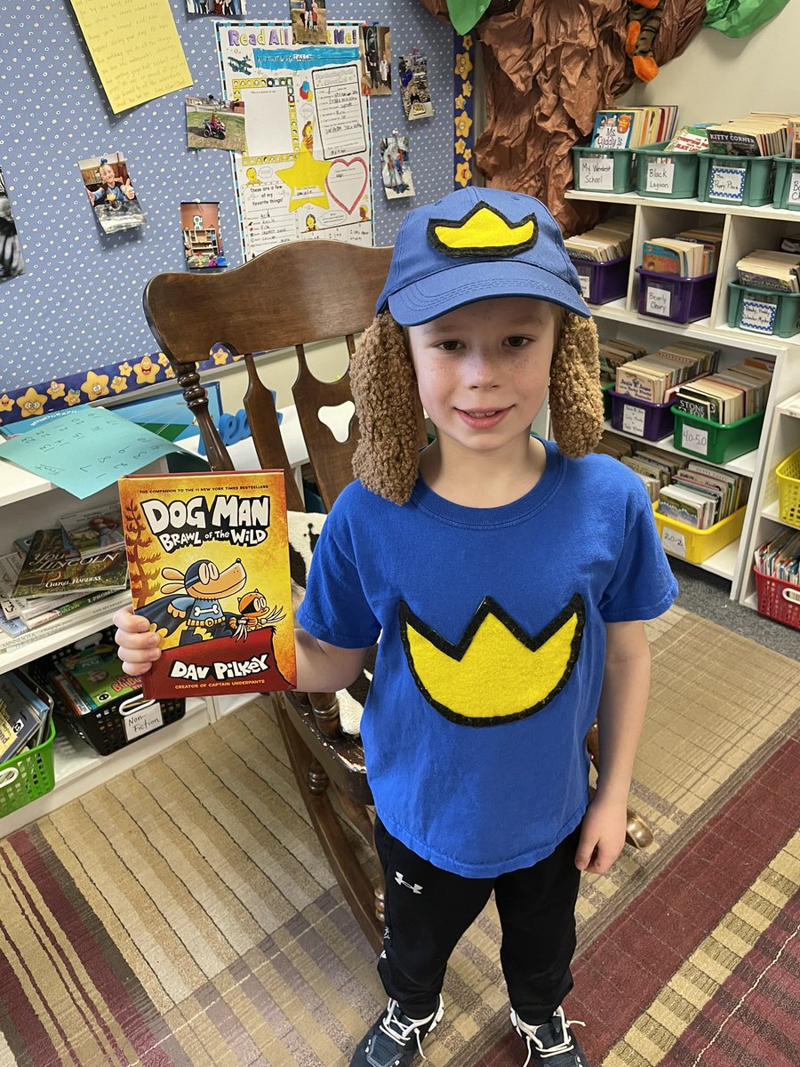 Mr_Uselding's tweet photo. Book character day at school. We saw Amelia Bedilia, the Babysitters Club, Dog Man, and Jiminy Cricket! #read #reading #books #MrUsCrew #DESGreats https://t.co/4Z8xPhoDdY
