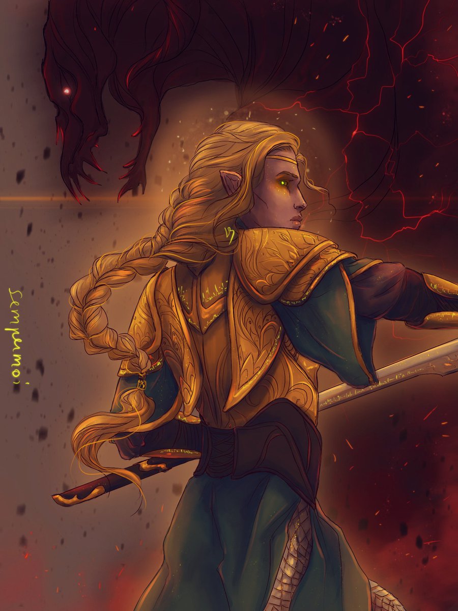 sempermoi's tweet photo. Did the #dtiys for Silmaspens on insta!! Glorfindel and the balrog ^^
This was a big challenge for me, but I had so much fun ^^

#art #ArtistOnTwitter #digitalart #Procreate #DigitalArtist #Tolkien https://t.co/iKiiPWUAbe