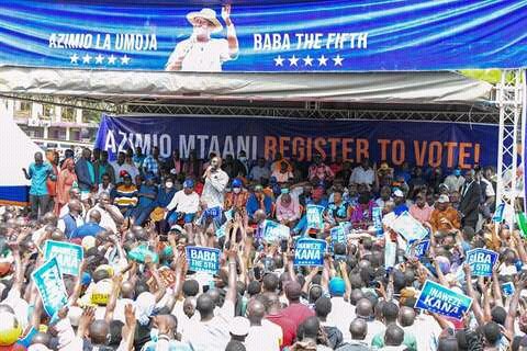 OtienoJabura's tweet photo. #SiayaTIMES; Earlier today, I joined My DPL [@ODMParty] &amp; Mombasa Governor @HassanAliJoho, My Governor @RasangaGov (Host Governor), My Senator &amp; Senate Minority Leader @orengo_james, My MP @SamuelAtandi (Host MP) and a host of other Leaders under #AzimioMovement
/1 https://t.co/3znUmiDMdO