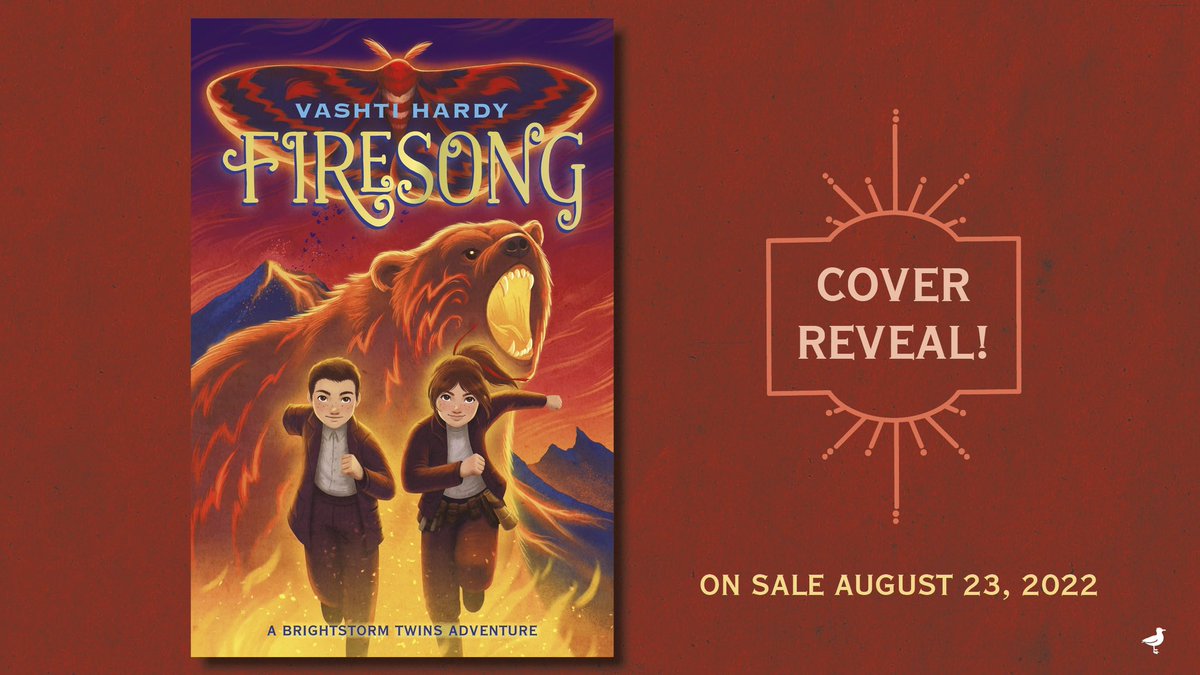 It’s here! It’s here! The FIRESONG cover! 😍📚🎉