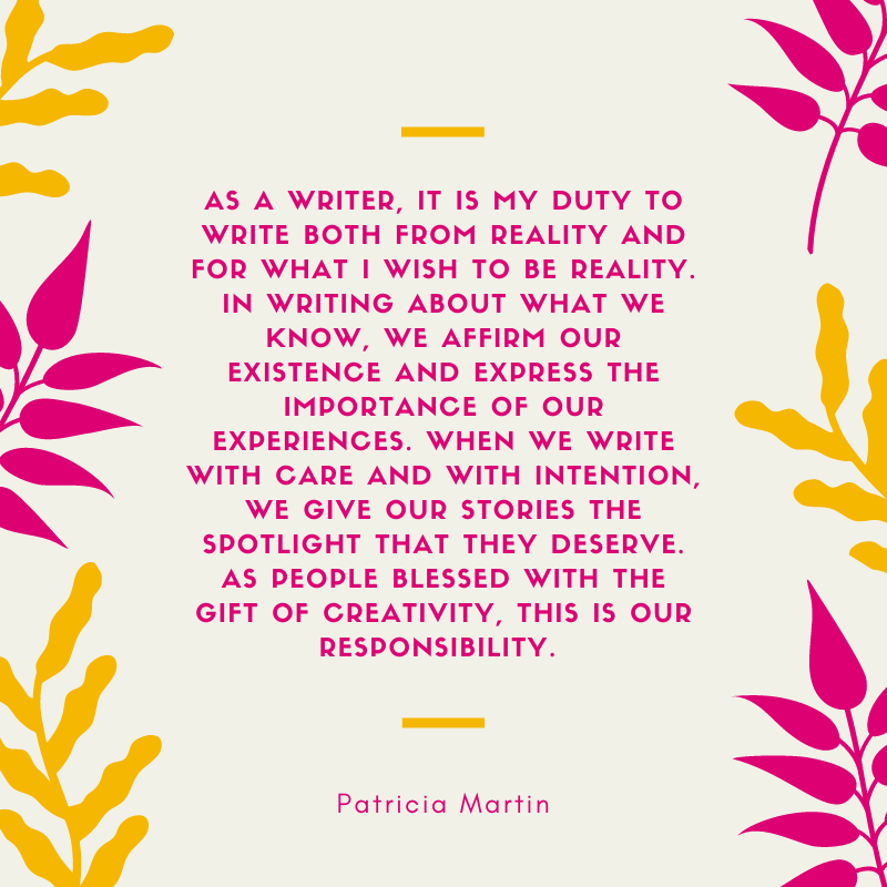 Patriciamwrites's tweet photo. When it gets tough to juggle my creative ambitions with my everyday life, I keep pressing on and remind myself of my responsibility to write a better world we can all aspire to live in. 📖🌎💫⁠

#amwriting #writingcommunity https://t.co/uSP7sd2Ls4