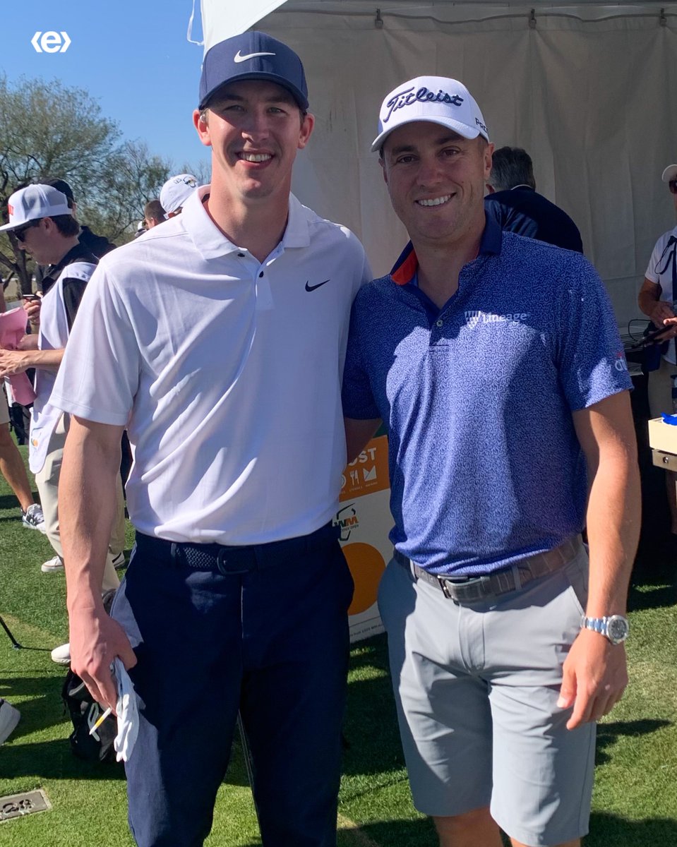 #exceling at the <a href="/WMPhoenixOpen/">WM Phoenix Open</a>! 

<a href="/buehlersdayoff/">Walker Buehler</a> x <a href="/JustinThomas34/">Justin Thomas</a>