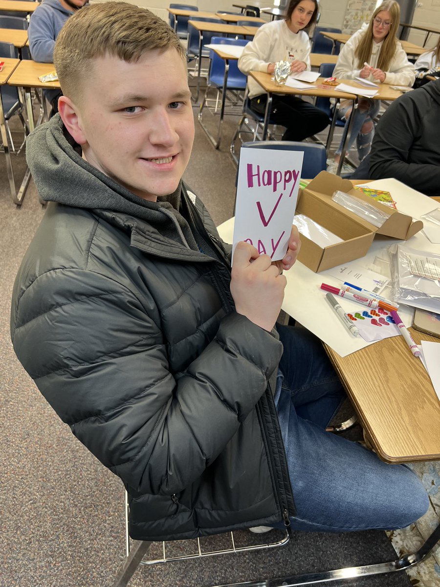 So much fun making Valentine’s Day cards for nursing homes! <a href="/keyclub/">Key Club</a>