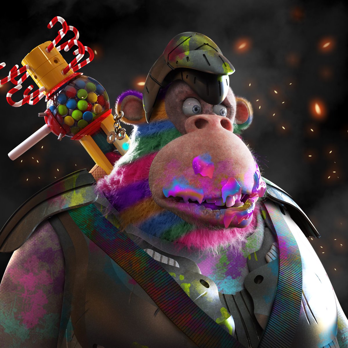 superfatapes's tweet photo. Dear Students,

Let's give a proper welcome to the first Mentor of the Academy:

Stephen Longarm 🦍💥🍌

Stephen Longarm has a deformity. 
Unlike his peers, he has one of his arms long enough to scratch his butt, he can also help you in case of itching.

RT and drop a 🍭 for him https://t.co/RMQulyRM4c