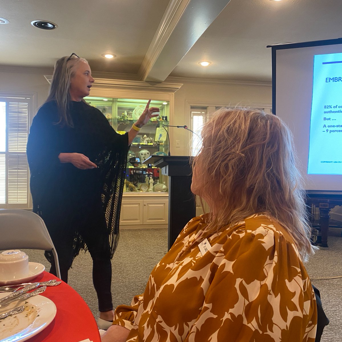 AWCLubbock's tweet photo. Thanks to Lisa Du Bois Low for presenting at our  #awclubbock February program meeting! In appreciation of Lisa speaking at our meeting, we will be making a donation to the nonprofit of her choice - @LubbockMOW. https://t.co/PpEhrKMifc