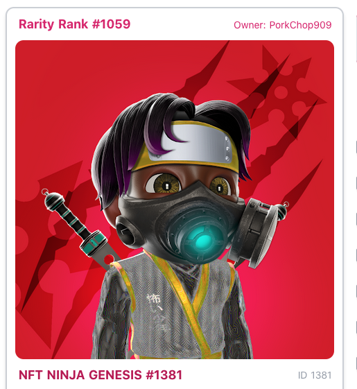 NomorePapyrus's tweet photo. Ninjas are smart and cunning. This is true of @TheNFTNinjas as well. Simply by holding a ninja, you have access to NFT sniping school, a KILLER piece of art as well as ETH drops to holders. Why aren't you here is the only question. #FebruaryInflationWeek1 #NFTNinjas https://t.co/m0gKASqzoj