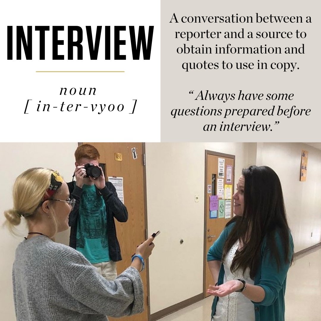 VarsityYearbook's tweet photo. Which situation would you rather be in?
Retweet π: Interview Someone
Like β€οΈ: Be Interviewed
Leave some interview tips in the repliesπ
-
-
-
πΈ: Steinbrenner High School
#DefiningYearbook https://t.co/SsaWnE53Y0