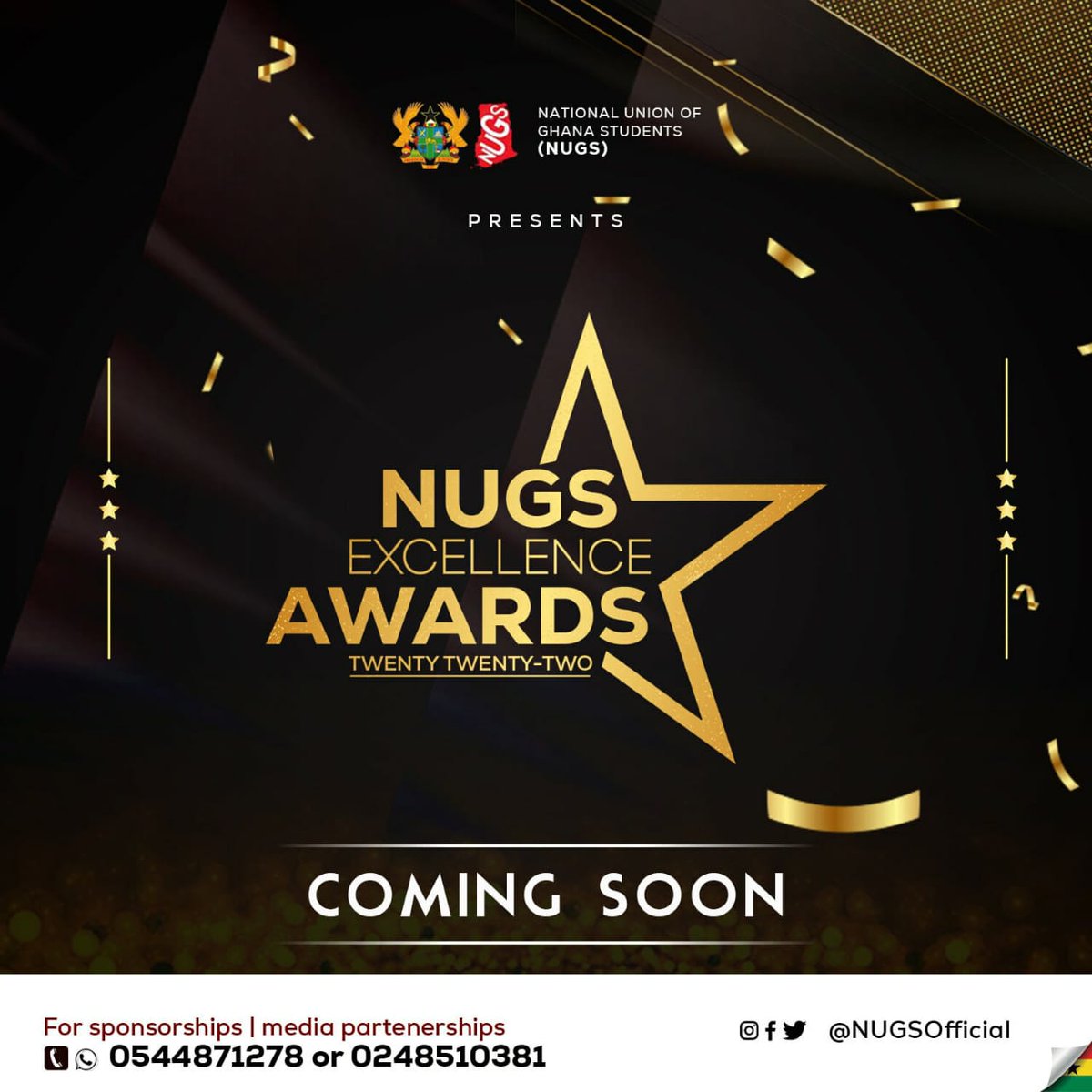 YbBoakye's tweet photo. NUGS EXCELLENCE AWARDS TWENTY TWENTY TWO 

# REWARDING EXCELLENCE IN LEADERSHIP https://t.co/BiNGIwW6An