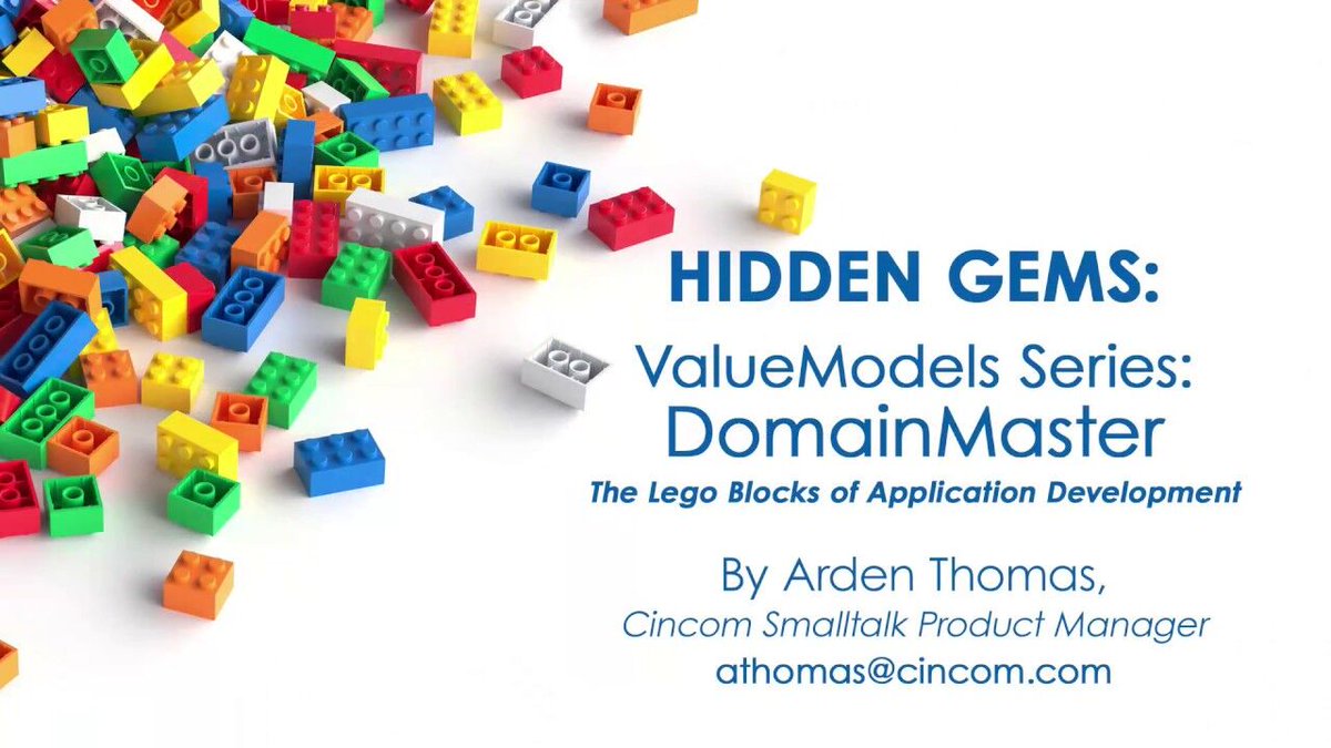 #WednesdayWisdom: What is DomainMaster and why is it the #lego blocks of #application #development? In this #screencast, we share more about DomainMaster and give several #code examples. 

Watch this demonstration here: bit.ly/3sAGvSa