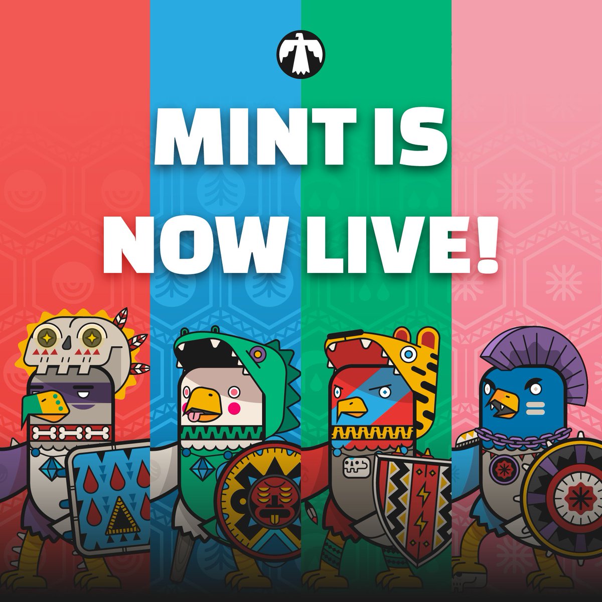 ForzaNft's tweet photo. 🚨 PUBLIC SALE IS LIVE - https://t.co/3PHdfMHKmi 🚨

The Aztec Army &amp; I partnered up to do a #Giveaway to celebrate their LAUNCH! 🏆

💥 1 FREE AZTEC ARMY NFT 🦅

1️⃣ ❤️ &amp; RT
2️⃣FOLLOW @army_aztec / @ForzaNft
3️⃣ Tag Real #NFT Friends

24H ⏰

🎮 Aztec Army GAME coming after launch! https://t.co/fGlBRZb774