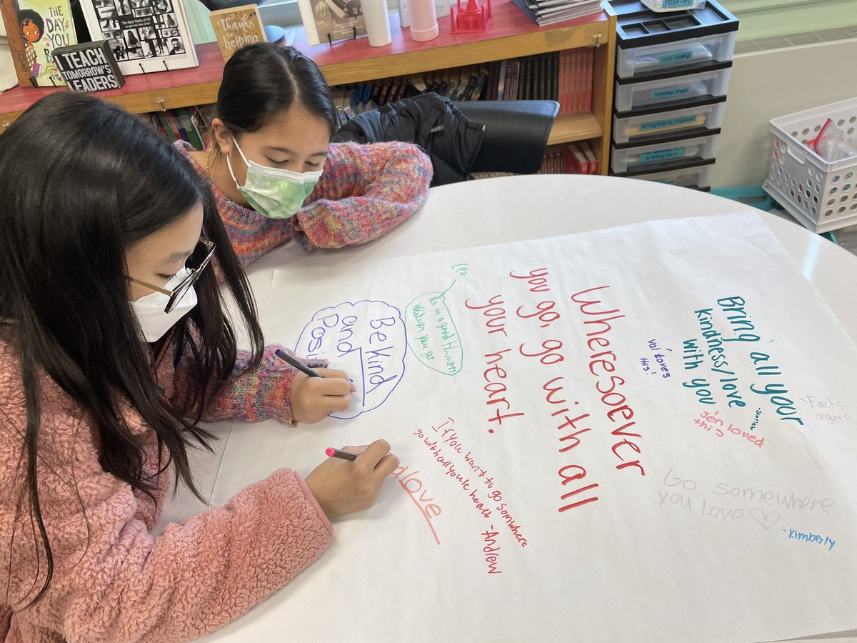mrs_santos24's tweet photo. An engaging Ancient China lesson today brought to us by our wonderful @AdelphiU resident @Ms_S_Mani ! Learners in 118 learned about Confucius and then analyzed some of his famous saying ☀️🧐 @MineolaMS #MineolaProud https://t.co/TuY8C02Hbo